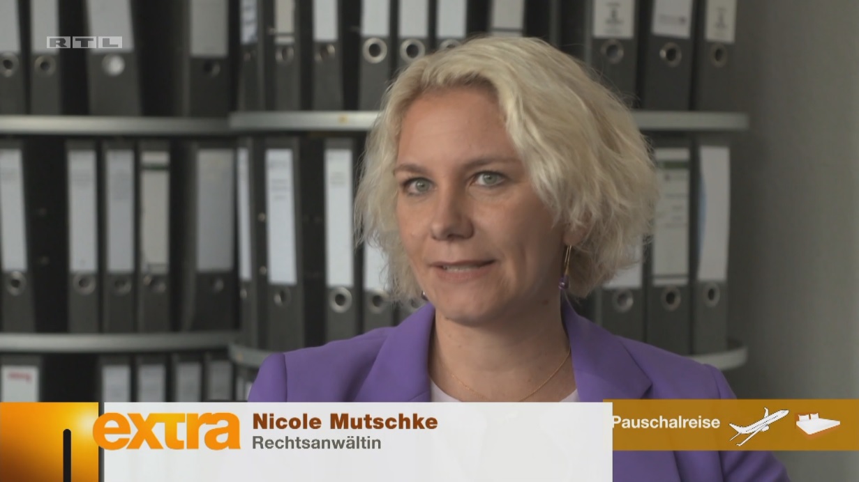 Nicole Mutschke Kanzlei Experte Anwalt TV corona extra rtl pauschalreise