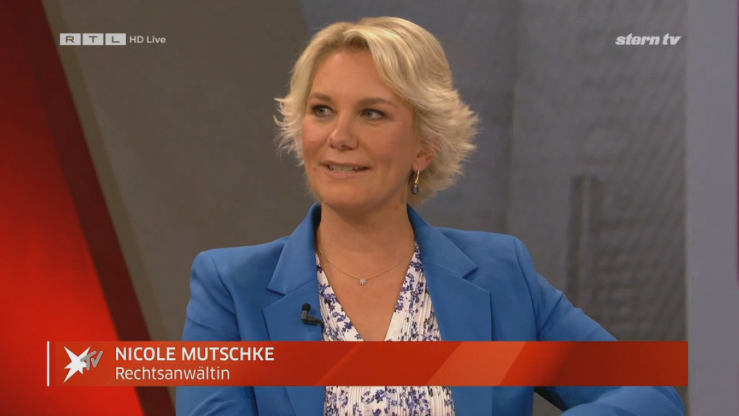 Nicole Mutschke sterntv rtl experte anwalt medienrecht