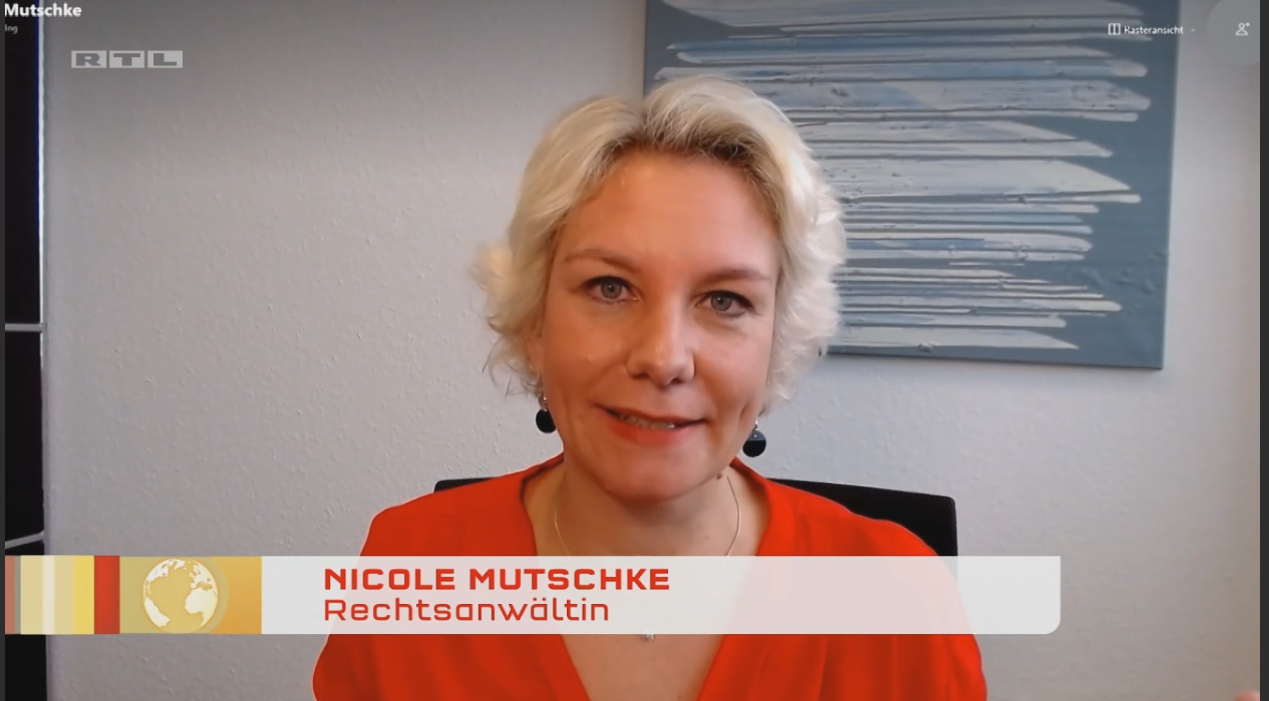 Nicole Mutschke Kanzlei rtl experte anwalt medienrecht