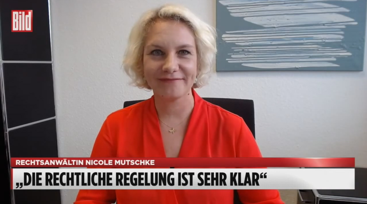 Nicole Mutschke Kanzlei Experte Anwalt TV corona bild nachrichten