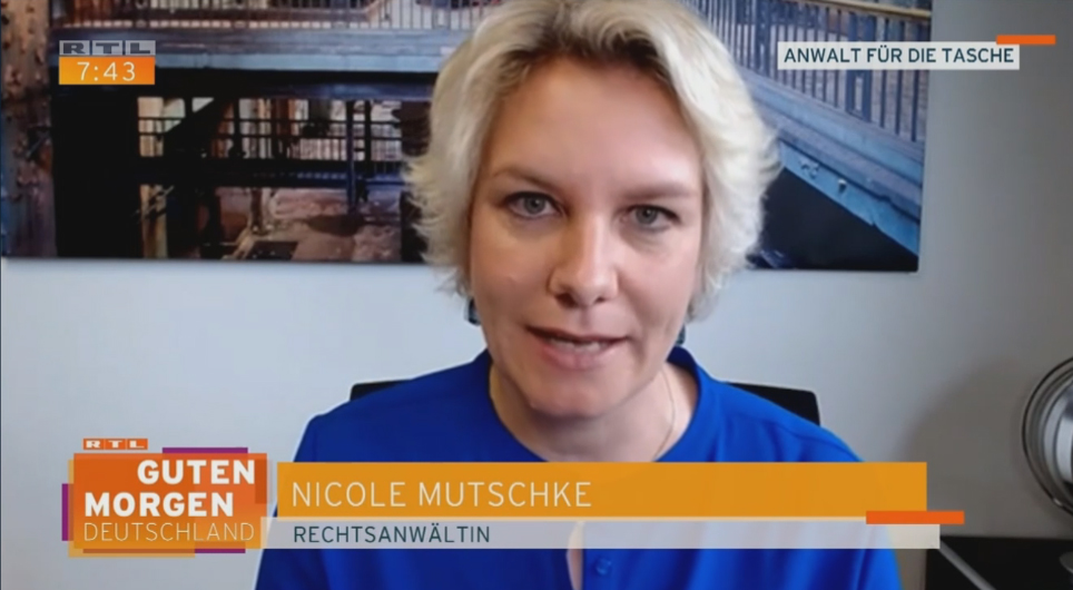Nicole Mutschke Kanzlei rtl experte anwalt medienrecht