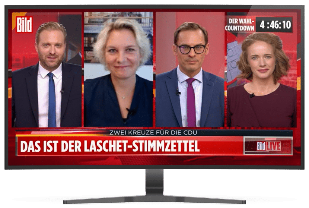 TV-Rechtsanwältin Nicole Mutschke bei Bild TV