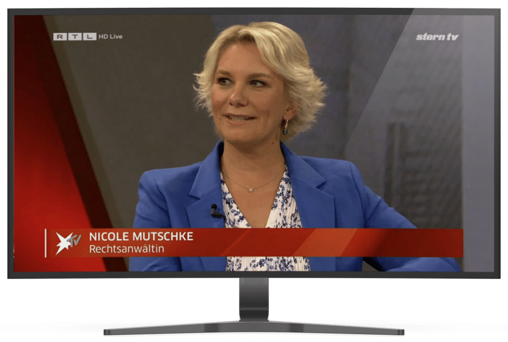 TV-Rechtsanwältin Nicole Mutschke bei sternTV Spezial auf RTL