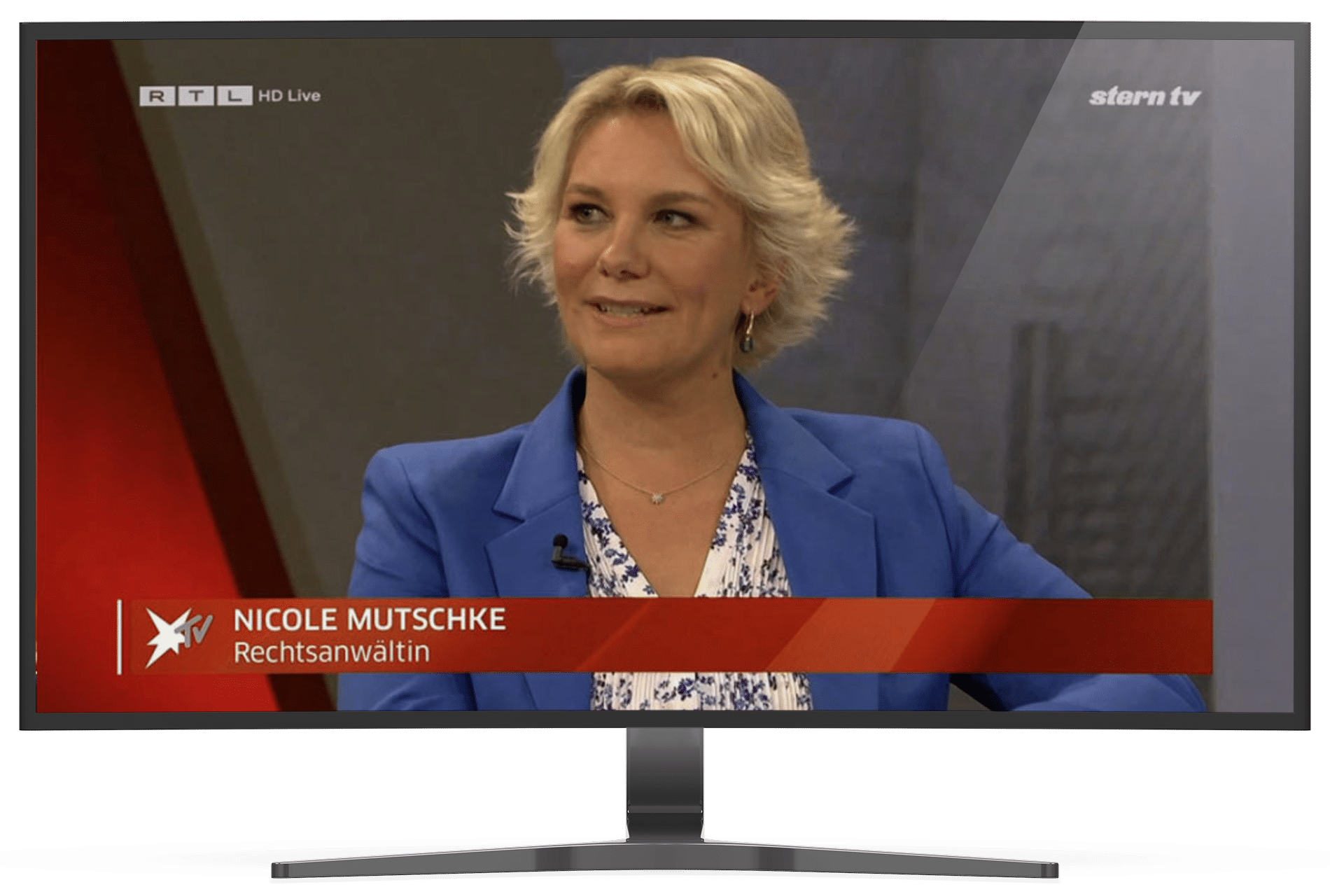 Rechtsanwältin Nicole Mutschke bei sternTV Spezial