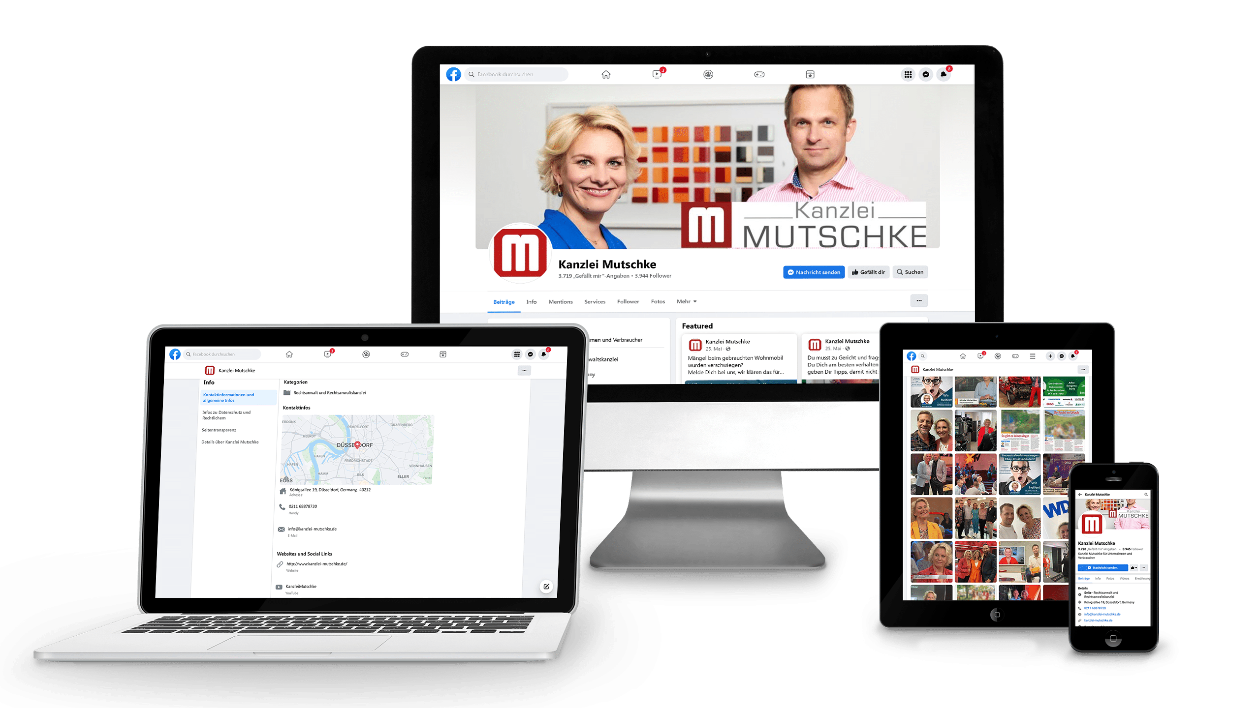 Kanzlei Mutschke Rechtsanwältin und TV-Rechtsexpertin Nicole Mutschke bei facebook