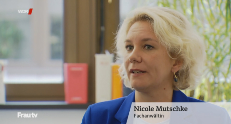 Nicole Mutschke Kanzlei Experte Anwalt TV wdr frautv anwältin