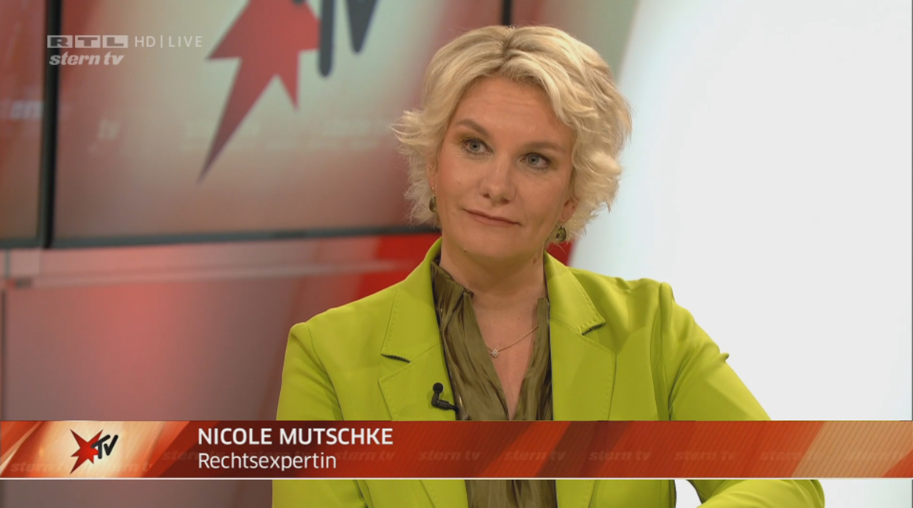 Nicole Mutschke sterntv rtl experte anwalt medienrecht