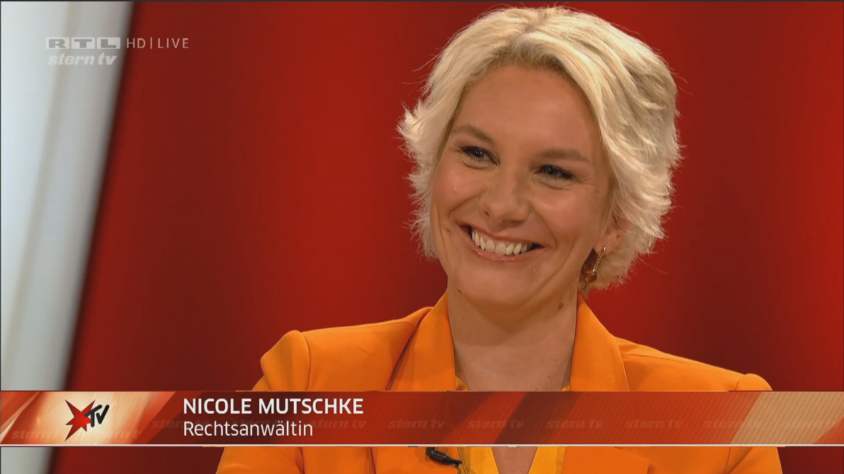 Nicole Mutschke sterntv rtl experte anwalt medienrecht
